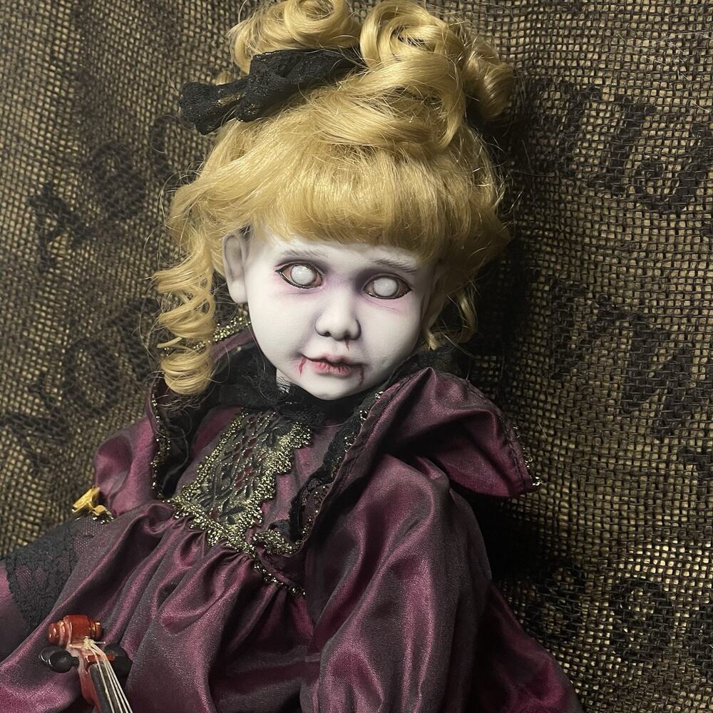 OOAK Creepy Odd 18” Haunting Ghost Undead Spirit Scary Halloween Horror Art Doll